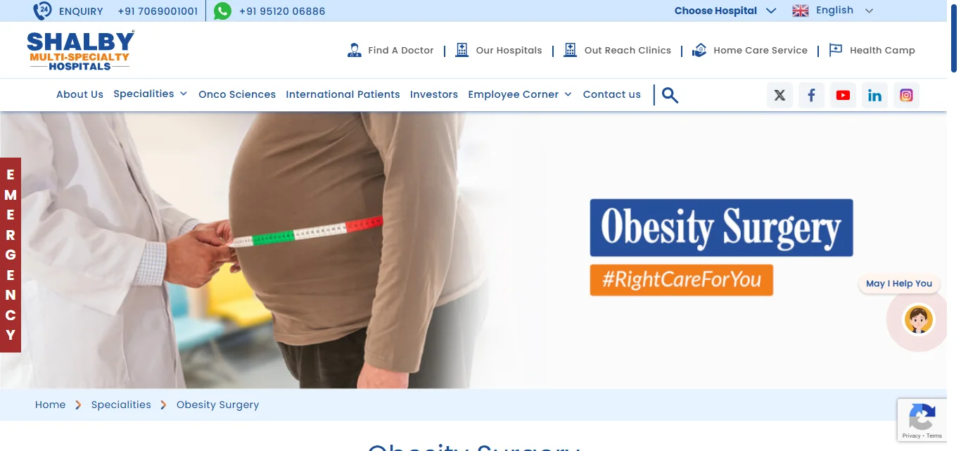 Shalby Hospitals &ndash; Insurance-Covered Bariatric Care