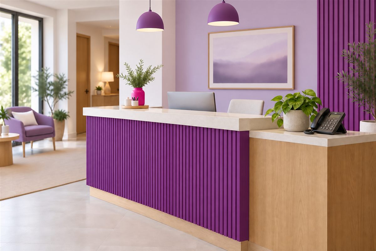 A welcoming clinic reception